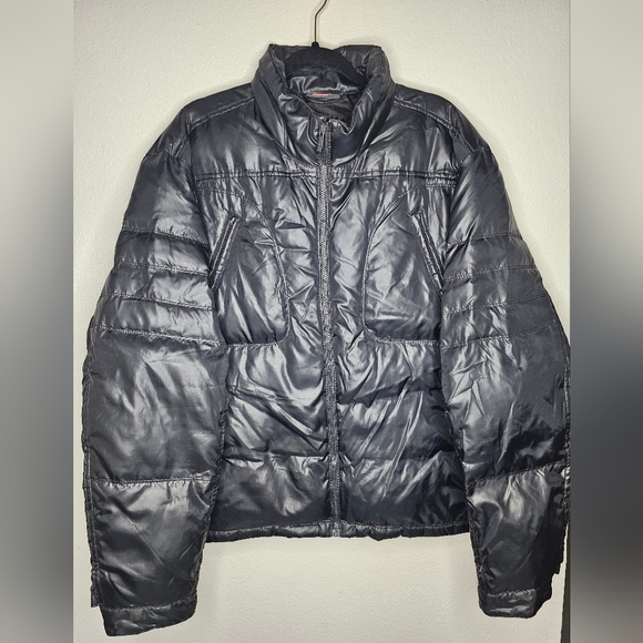 DKNY Active Men's XXL Black Puffer Jacket - Picture 1 of 10